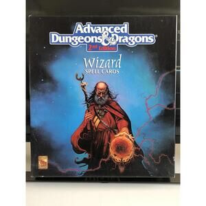 Wizard Spell Cards Box Set; NM; AD&D; TSR 9356; Dungeons & Dragons